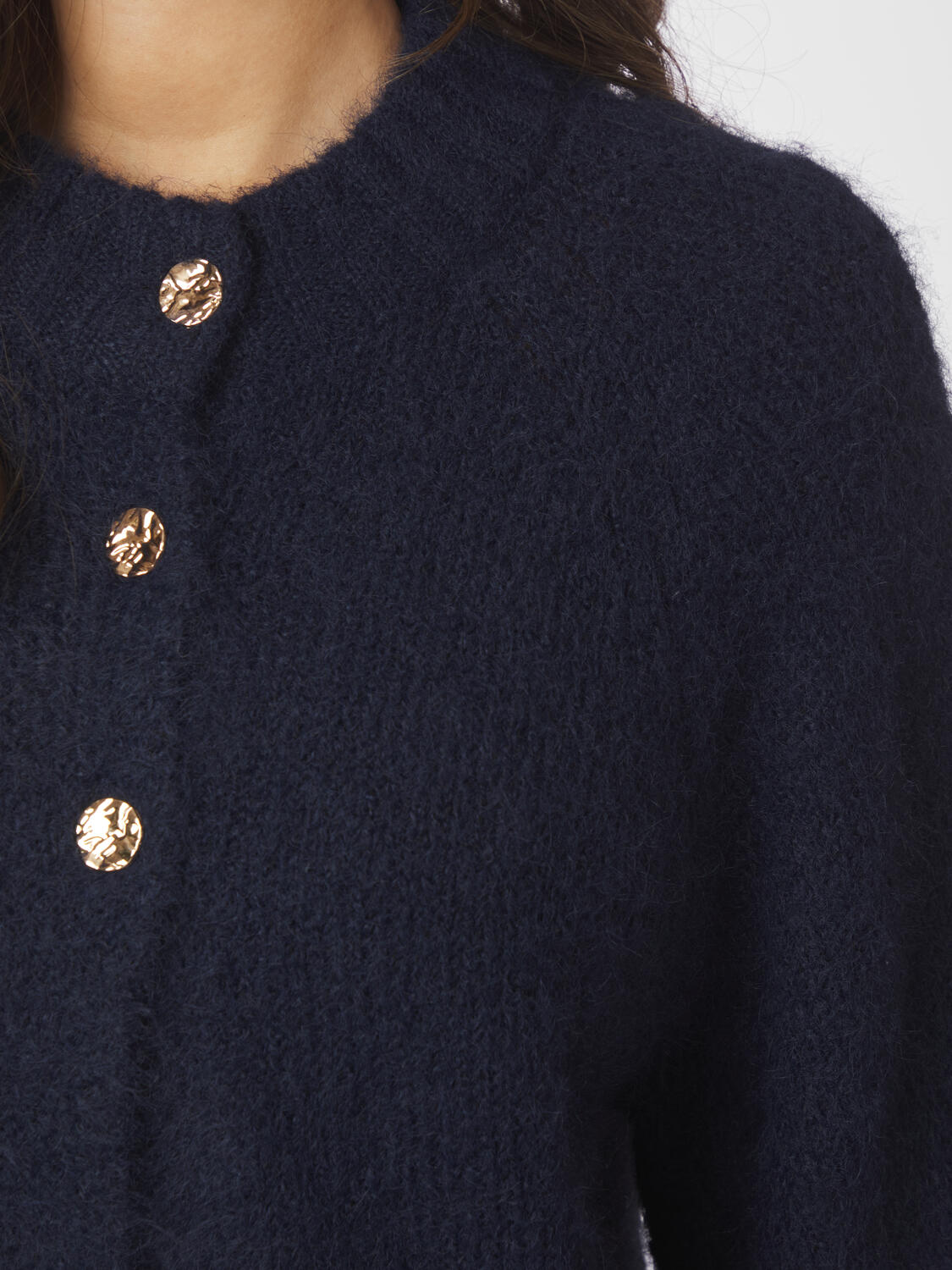 Benuta Fluffy cardigan - Navy